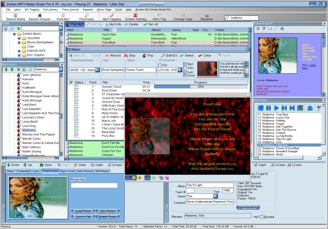 Zortam Mp3 Media Studio Screenshot